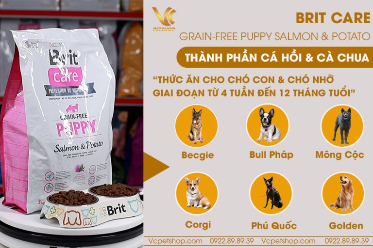 Brit Care Grain-free Puppy Salmon & Potato