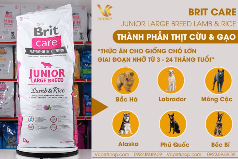 Brit Care Junior Large Breed Lamb & Rice