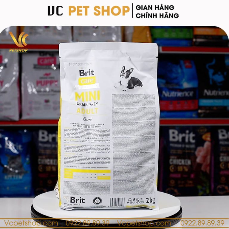 Brit Care Mini Grain Free Adult – Thức ăn cho chó trưởng thành size nhỏ