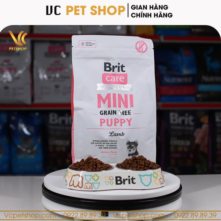 Brit Care Mini Grain Free Puppy – Thức ăn cao cấp cho chó con size nhỏ