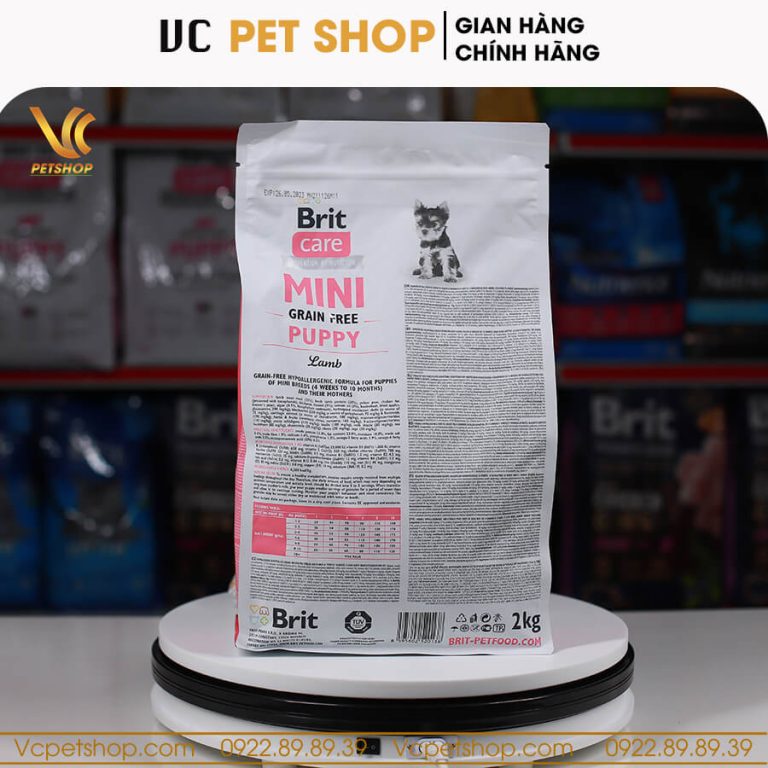Brit Care Mini Grain Free Puppy – Thức ăn cao cấp cho chó con size nhỏ