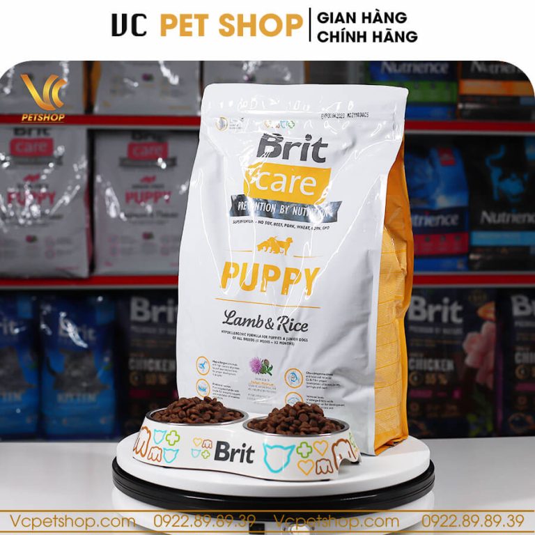 Brit care puppy lamb and outlet rice