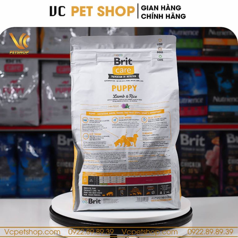 Brit care puppy on sale lamb & rice