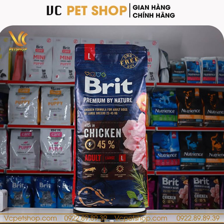 Brit Premium by Nature Adult L – Thức ăn cho chó trưởng thành size lớn