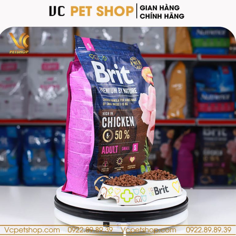 Brit Premium by Nature Adult S – Thức ăn cho chó trưởng thành size nhỏ