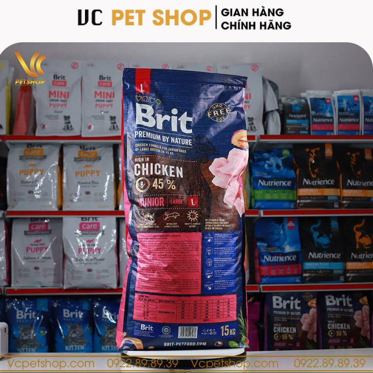Brit Premium by Nature Junior L – Thức ăn cho chó 1-24 tháng size lớn