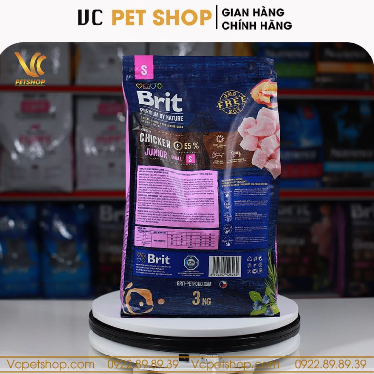 Brit Premium by Nature Junior S – Thức ăn cho chó 1-12 tháng size nhỏ