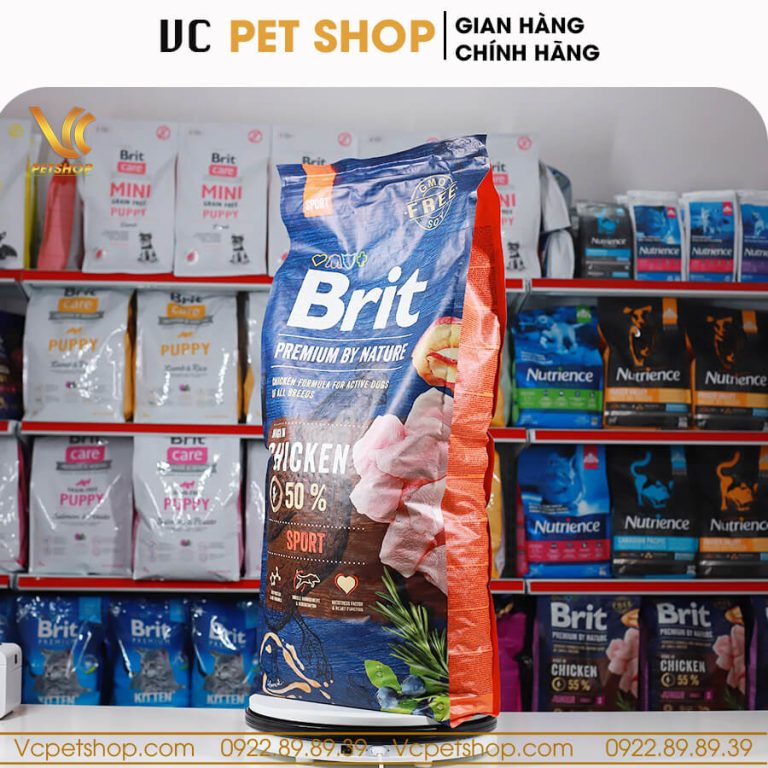 Brit Premium by Nature Sport – Thức ăn cho chó huấn luyện chuyên nghiệp