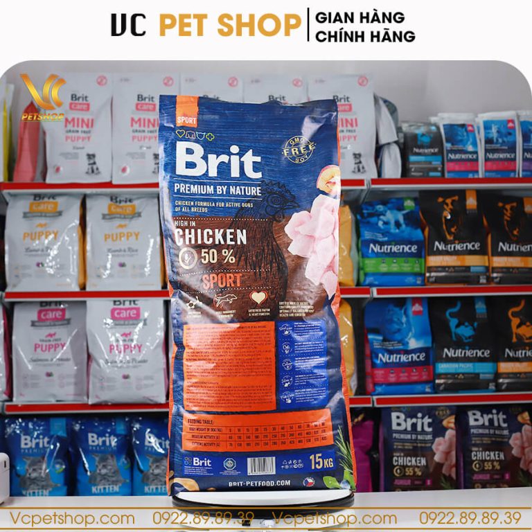 Brit Premium by Nature Sport – Thức ăn cho chó huấn luyện chuyên nghiệp