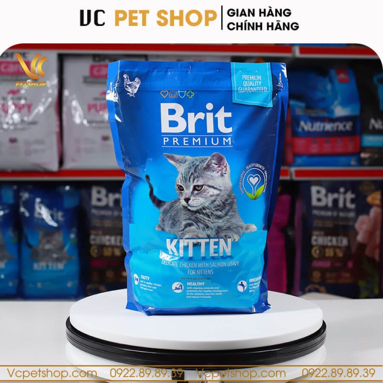 Brit Premium Cat Kitten – Thức ăn cho mèo con dưới 12 tháng vị thịt gà