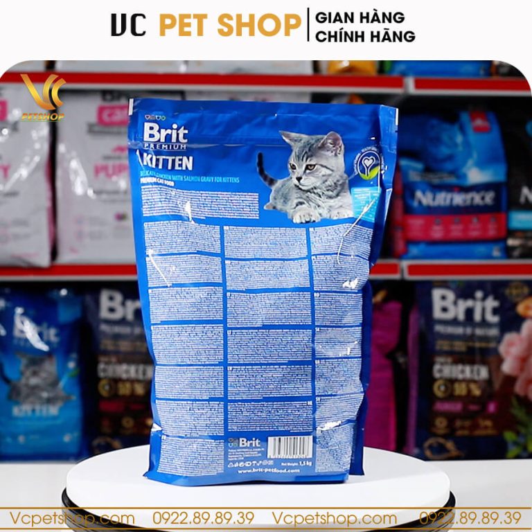 Brit Premium Cat Kitten – Thức ăn cho mèo con dưới 12 tháng vị thịt gà