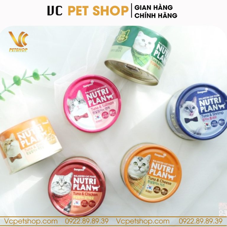 Pate cho mèo Nutri Plan cá ngừ & cá hồi 160g