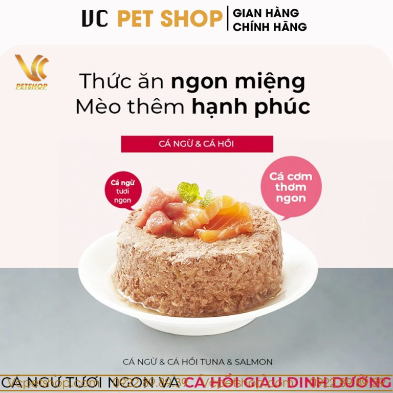 Pate cho mèo Nutri Plan cá ngừ & cá hồi 160g