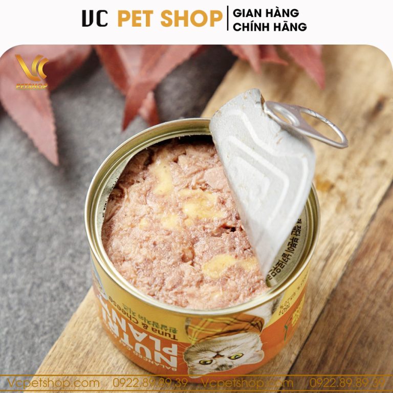 Pate lon cho mèo Nutri Plan cá ngừ & phô mai 160g
