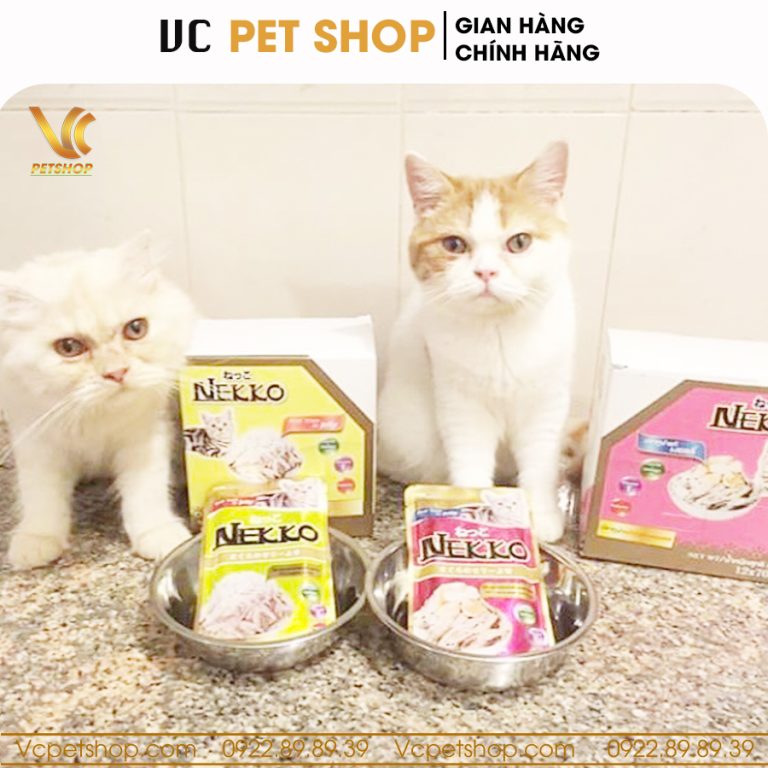 Pate Nekko Jelly cho mèo vị cá ngừ rắc cá cơm sữa dạng thạch 70g