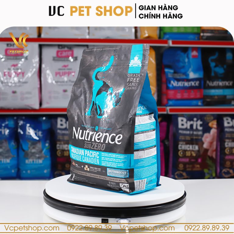 Thức ăn cho mèo Nutrience Subzero Canadian vị cá biển