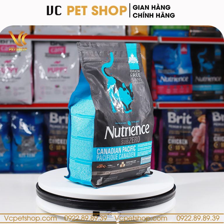 Thức ăn cho mèo Nutrience Subzero Canadian vị cá biển