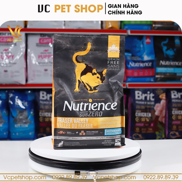 Thức ăn cho mèo Nutrience Subzero Fraser Valley
