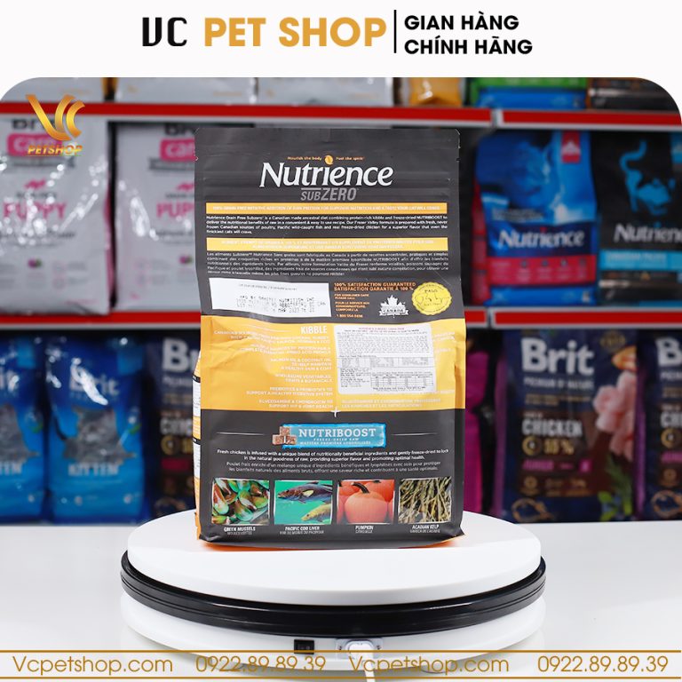 Thức ăn cho mèo Nutrience Subzero Fraser Valley