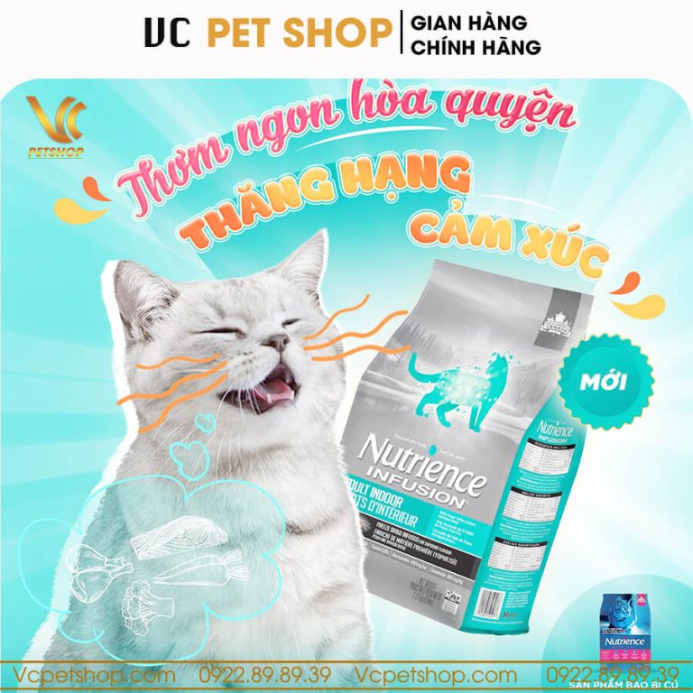 Thức ăn hạt Nutrience Infusion cho mèo trưởng thành