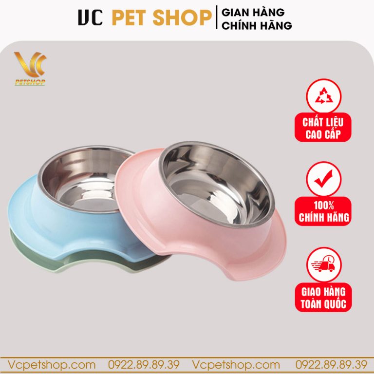 Bát ăn đơn chống kiến cho chó mèo VCBA02
