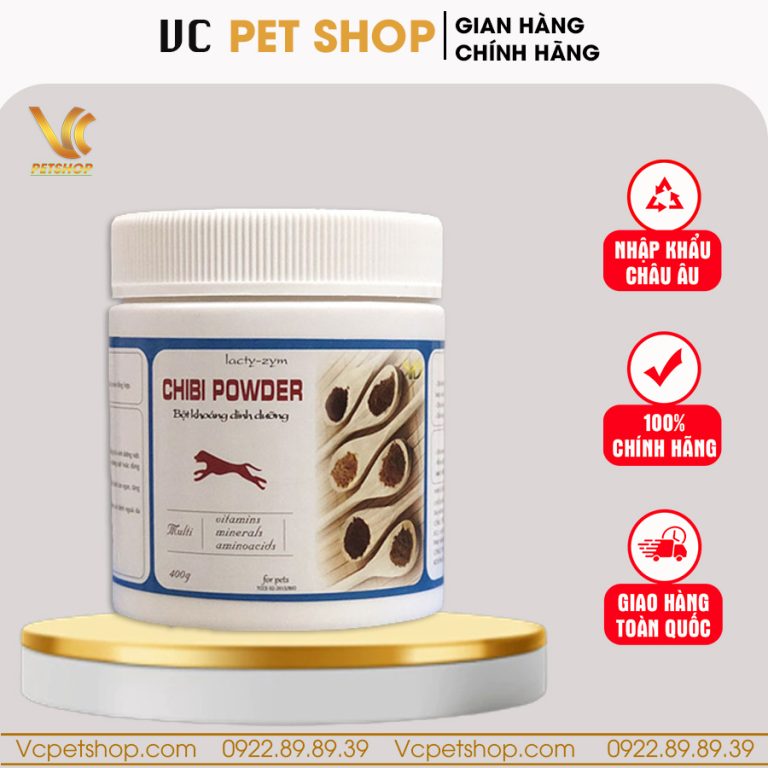 Bột Khoáng Chibi Powder Cho Chó Hộp 400g - VC Pet Shop