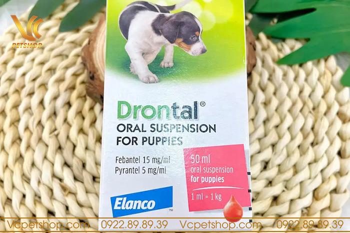 Thuốc tẩy giun cho chó Drontal Plus