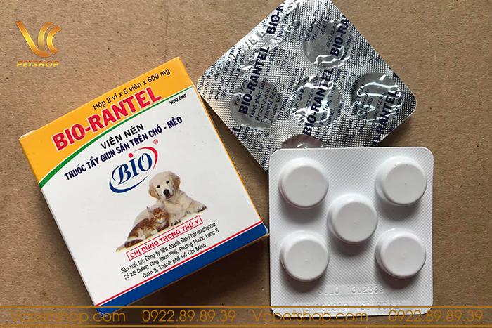 Thuốc tẩy giun cho chó Bio Rantel