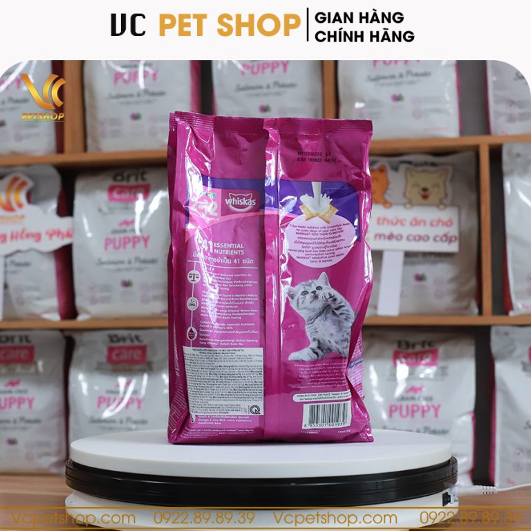 Thức ăn cho mèo con Whiskas Junior vị cá thu