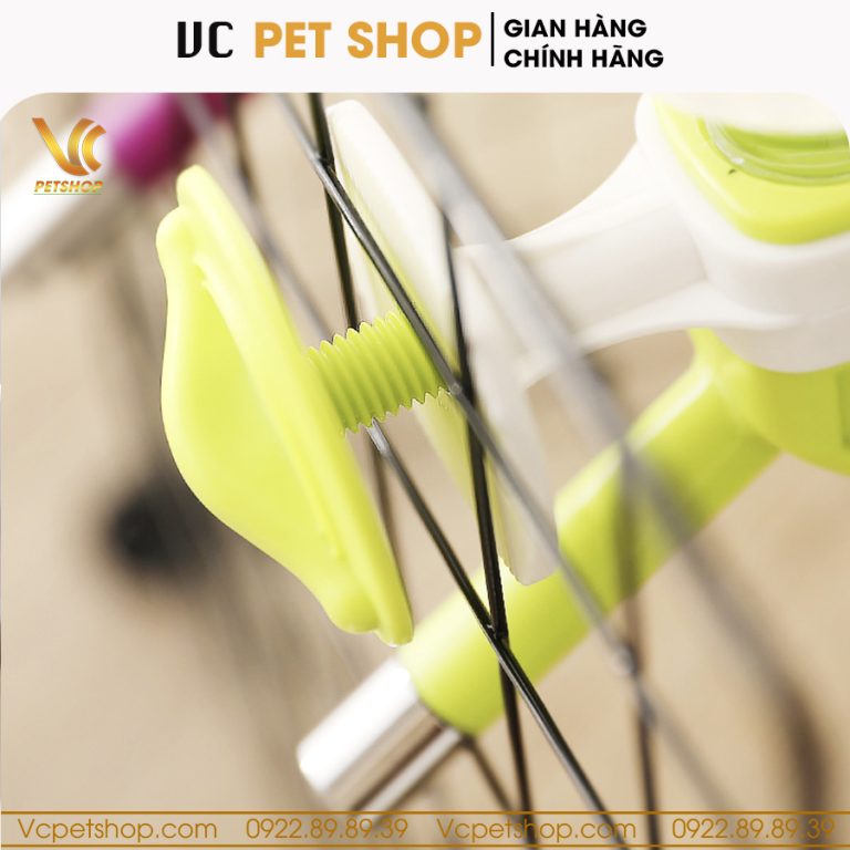 Bình nước treo chuồng chó mèo loại 500ml VCBN01