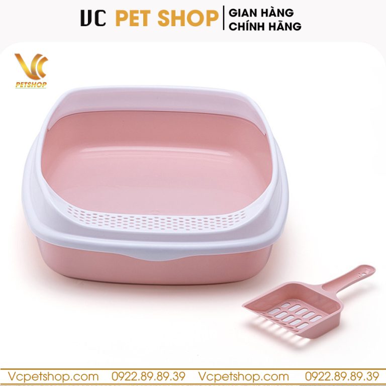 Chậu cát vệ sinh cho mèo kèm xẻng VCVS01