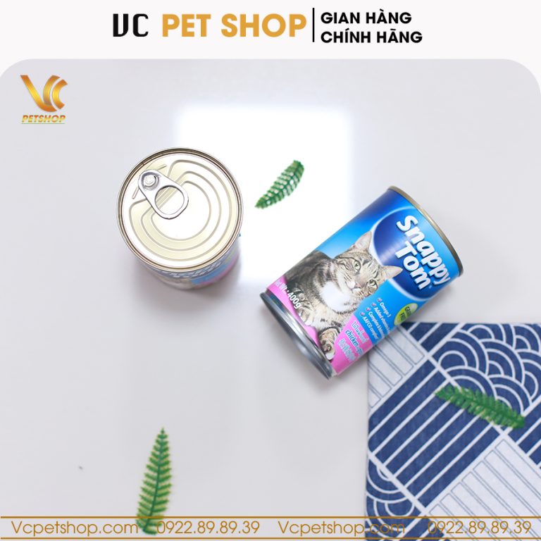 Pate Snappy Tom 400g cho mèo vị thịt gà nước sốt