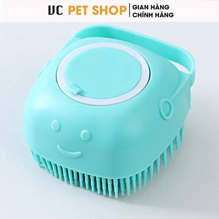 Bàn Chải Tắm Silicon Cho Chó Mèo