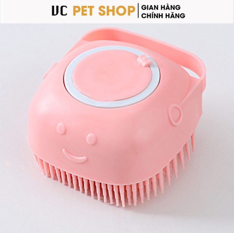 Bàn Chải Tắm Silicon Cho Chó Mèo