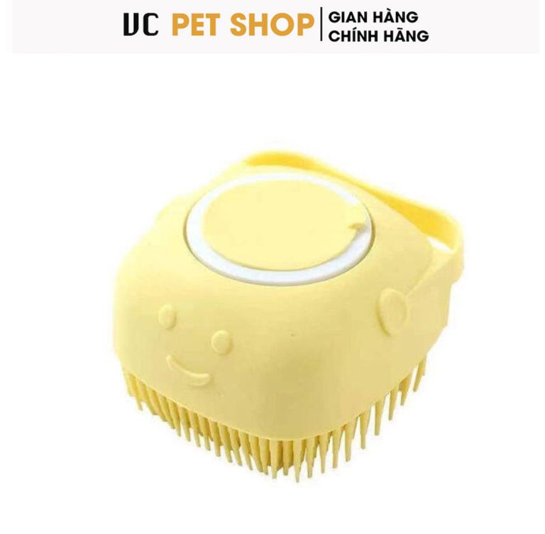 Bàn Chải Tắm Silicon Cho Chó Mèo
