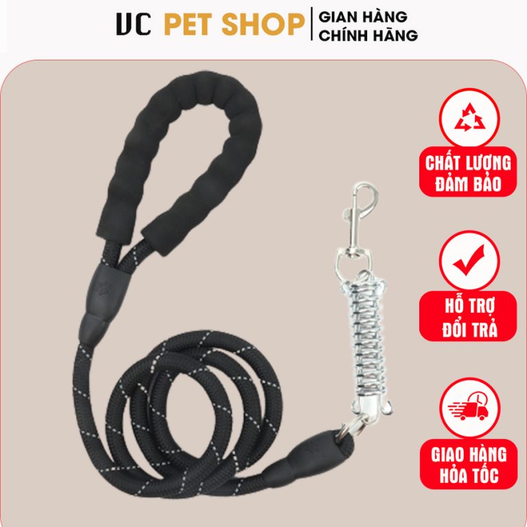 Dây Dắt Chó Trợ Lực Tay Cầm Lót Nệm