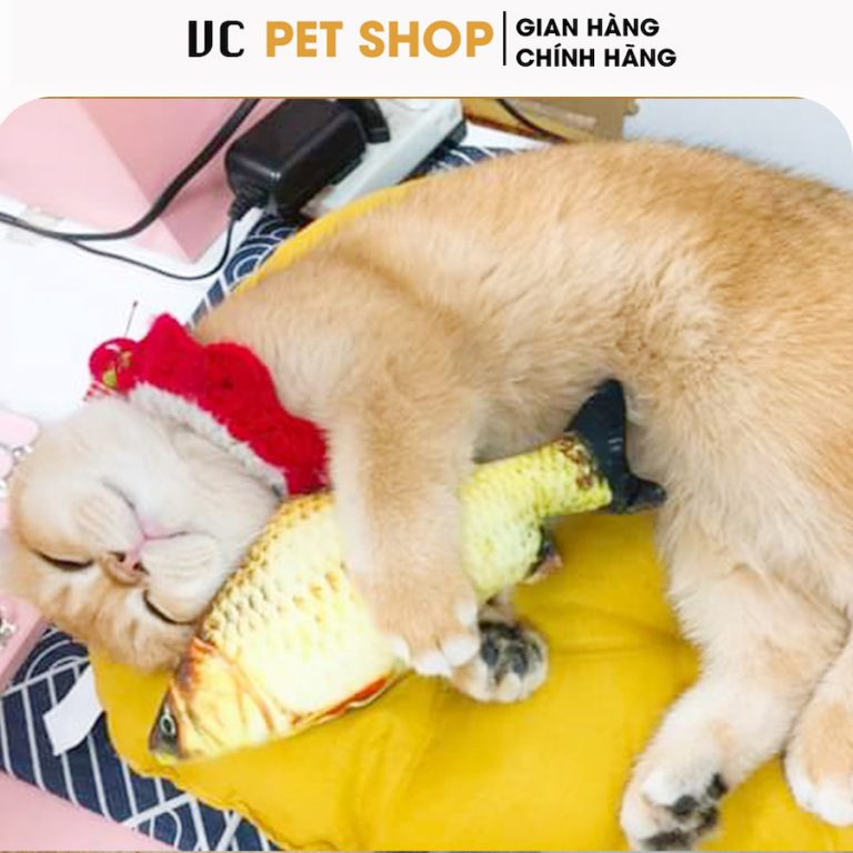 Đồ Chơi Cá Vải Nhồi Bông Cho Thú Cưng