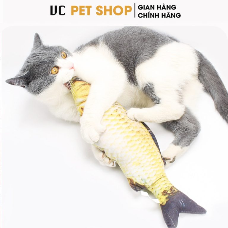 Đồ Chơi Cá Vải Nhồi Bông Cho Thú Cưng