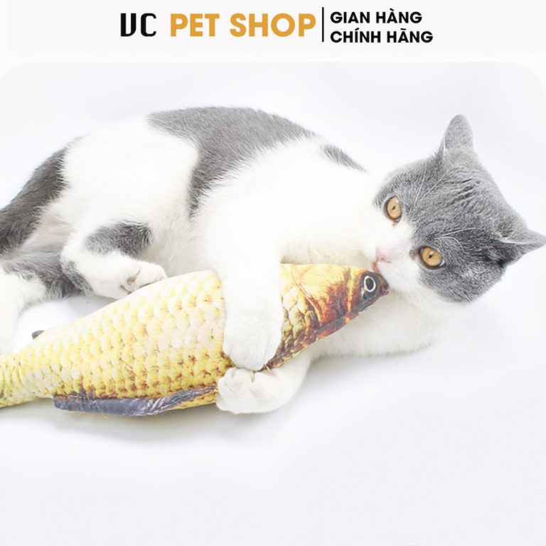 Đồ Chơi Cá Vải Nhồi Bông Cho Thú Cưng