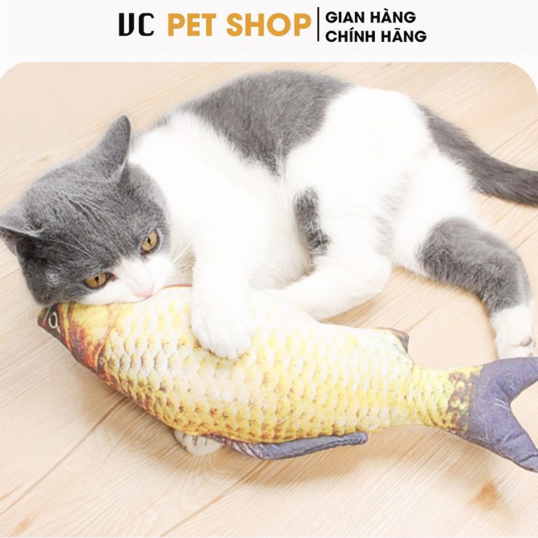 Đồ Chơi Cá Vải Nhồi Bông Cho Thú Cưng