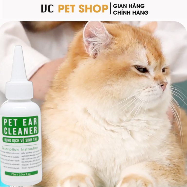 Dung Dịch Vệ Sinh Tai Cho Chó Mèo DG Pet