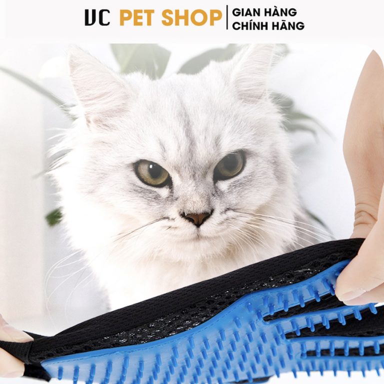 Găng Tay Chải Lông Mèo Lông Chó