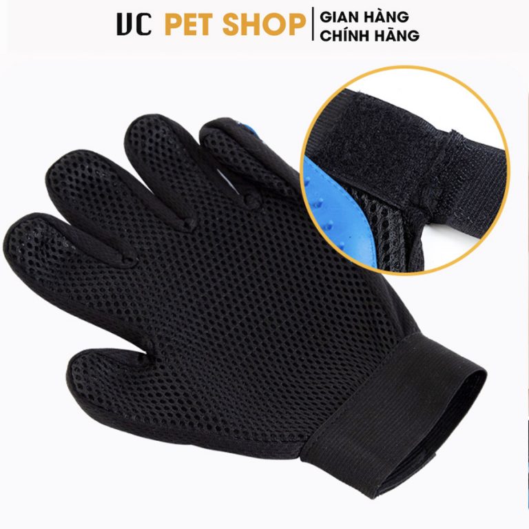 Găng Tay Chải Lông Mèo Lông Chó