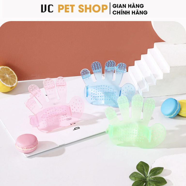 Găng Tay Tắm Cho Chó Mèo