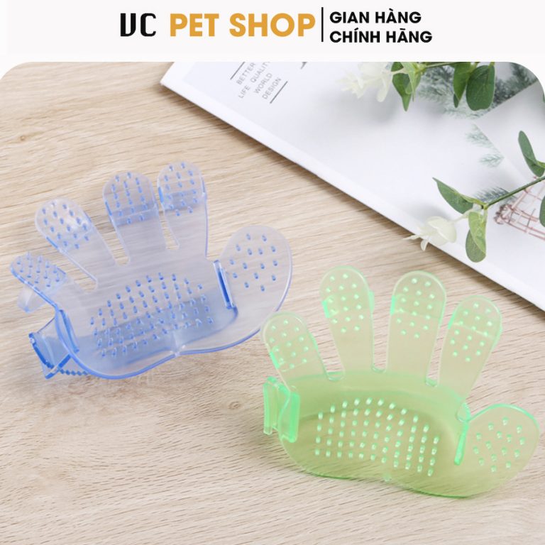 Găng Tay Tắm Cho Chó Mèo