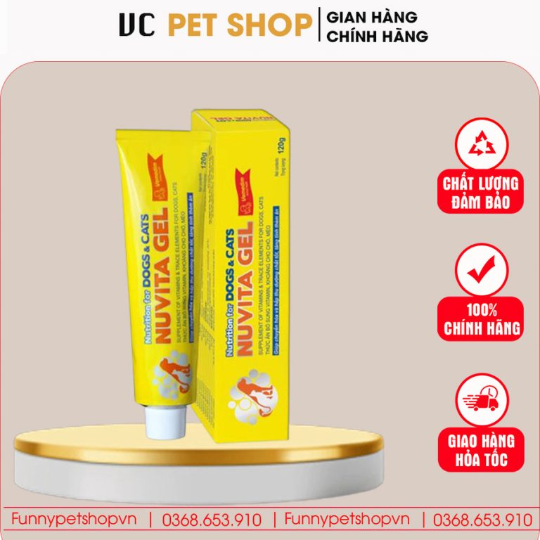 Gel Dinh Dưỡng Nuvita Cho Chó Mèo