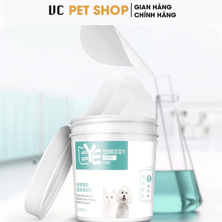 Khăn Ướt Vệ Sinh Tai Mắt Cho Chó Mèo