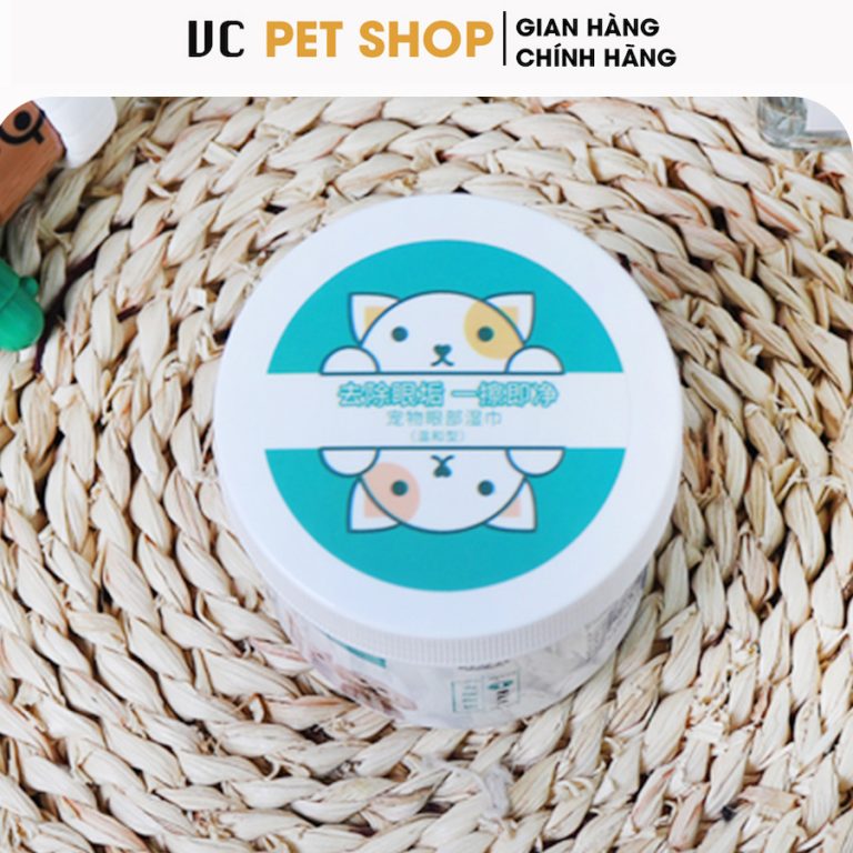 Khăn Ướt Vệ Sinh Tai Mắt Cho Chó Mèo