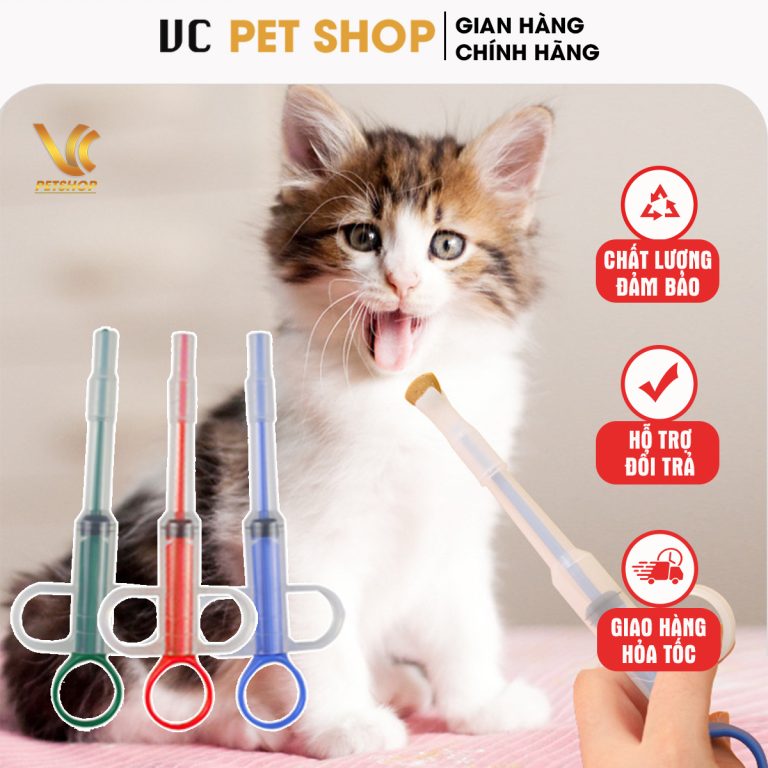 Ống Bơm Xi Lanh Hỗ Trợ Chó Mèo Uống Thuốc, Sữa, Nước
