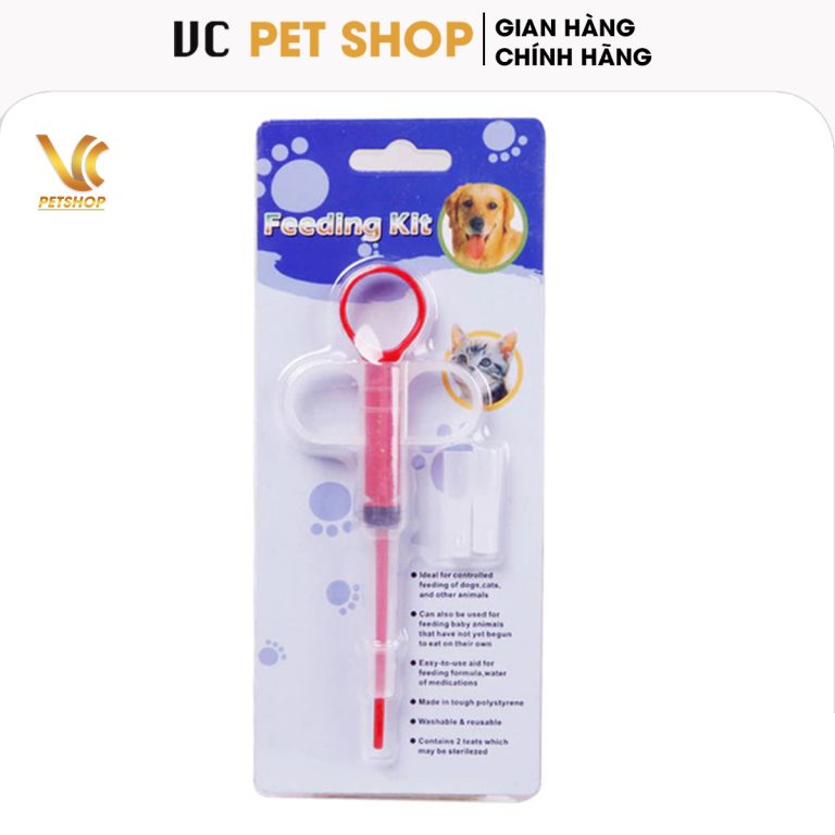 Ống Bơm Xi Lanh Hỗ Trợ Chó Mèo Uống Thuốc, Sữa, Nước